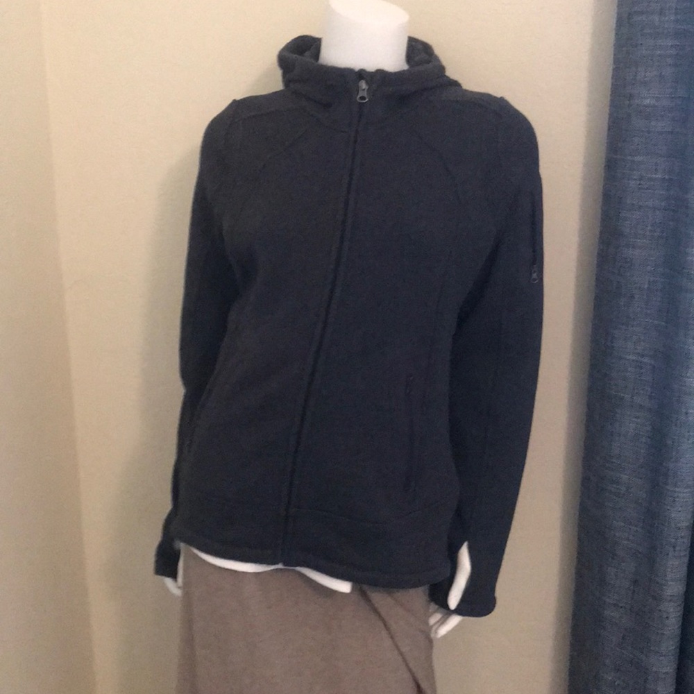 Athleta Limantor Embroidered Zip Hoodie Jacket S